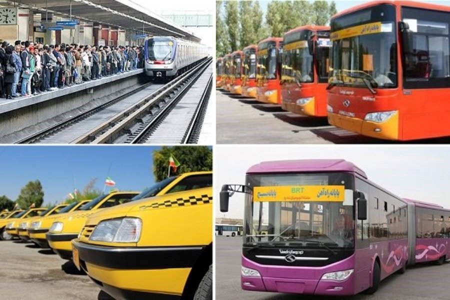 هزینه حمل‌ونقل شهری: تاکسی، اتوبوس و مترو