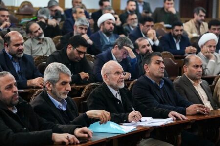 نشست اعضای هیأت‌های عالی نظارت بر انتخابات شهر و روستا با حضور قالیباف