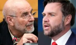 عکسی از دست دادن ونس و قالیباف منتشر شد