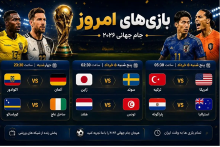 برنامه و زمان بازی‌های امروز جام جهانی/امشب کدام مدعیان حذف می‌شوند؟