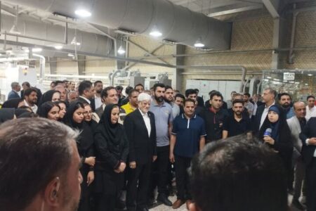 افتتاح واحد تولید نخهای تخصصی با حضور معاون اول رئیس جمهور در قم
