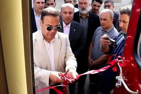 خط مستقیم قطار ورامین- مشهد افتتاح شد